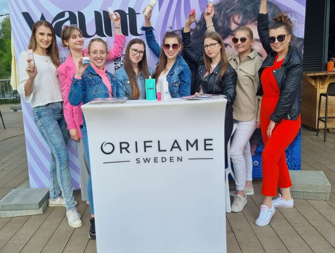Eskadra - event promujący linię kosmetyków Waunt - Oriflame
