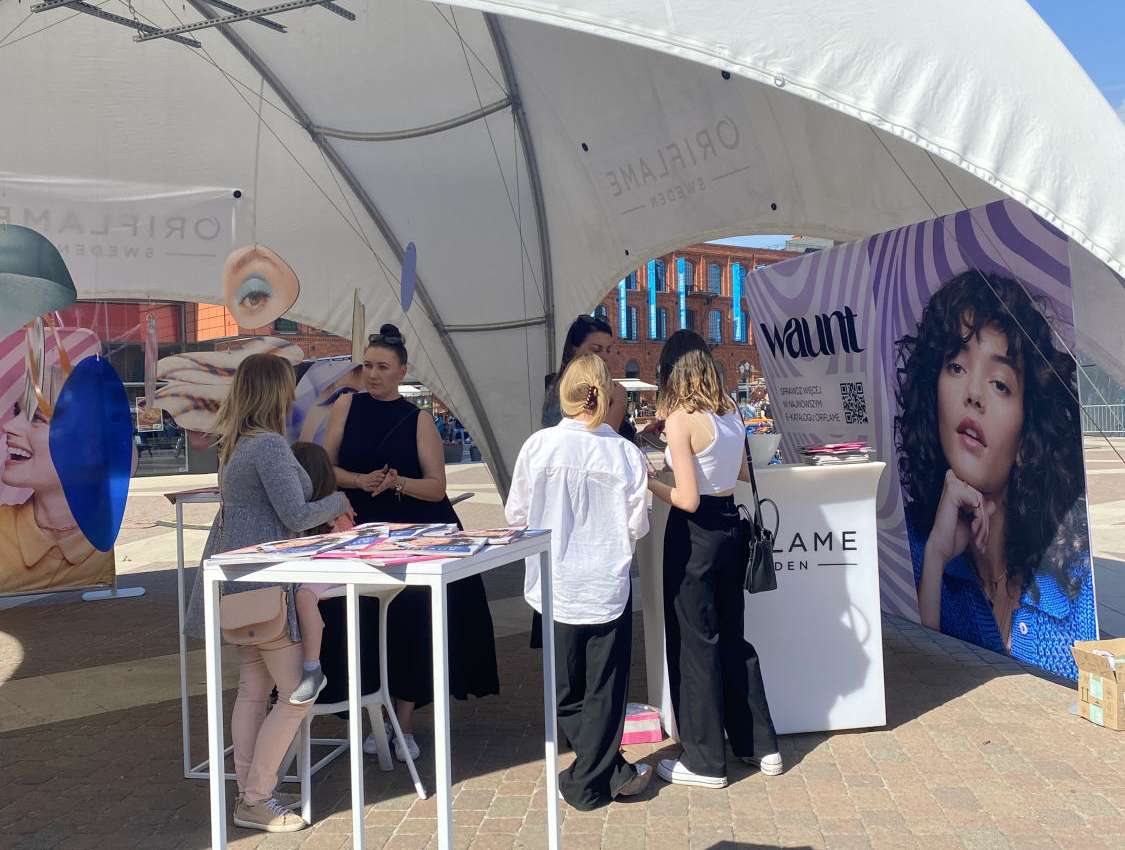 Eskadra - event promujący linię kosmetyków Waunt - Oriflame
