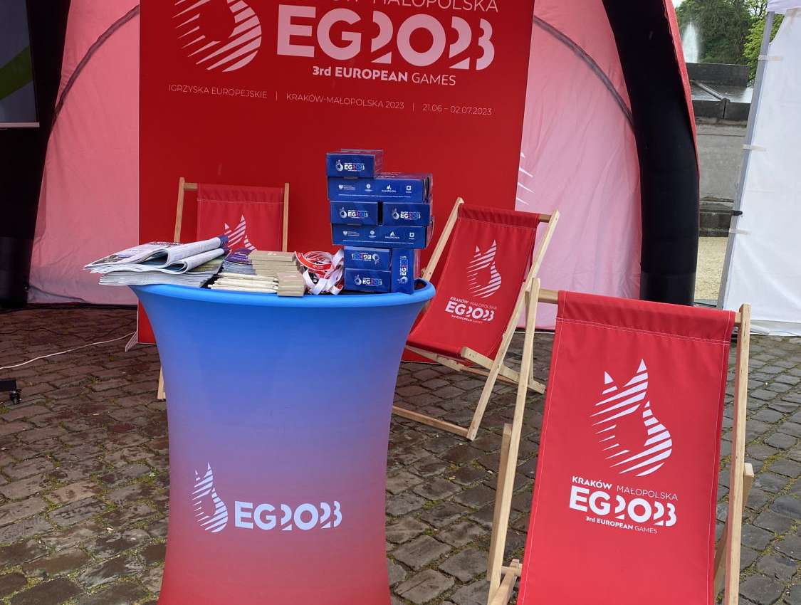 Eskadra - koncepcja i organizacja cyklu eventów promujących igrzyska sportowe - Igrzyska Europejskie